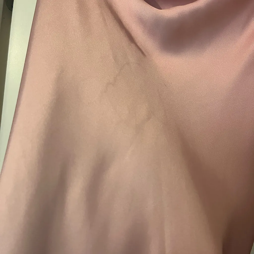 Zara Strapless Satin Midi Dress - Image 7