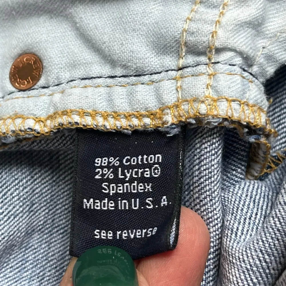 J. Crew Y2K Jeans Women's 27 Blue Denim Matchstick Stretch Mid/low Rise Straight - Image 5