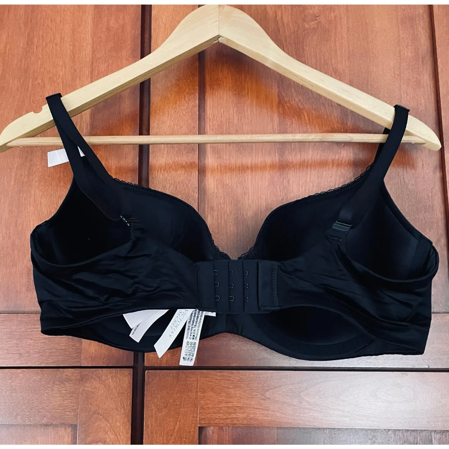 Victoria's Secret Bra Body by Victoria Lightly Lined Demi Black Size 36DD NEW - Image 6