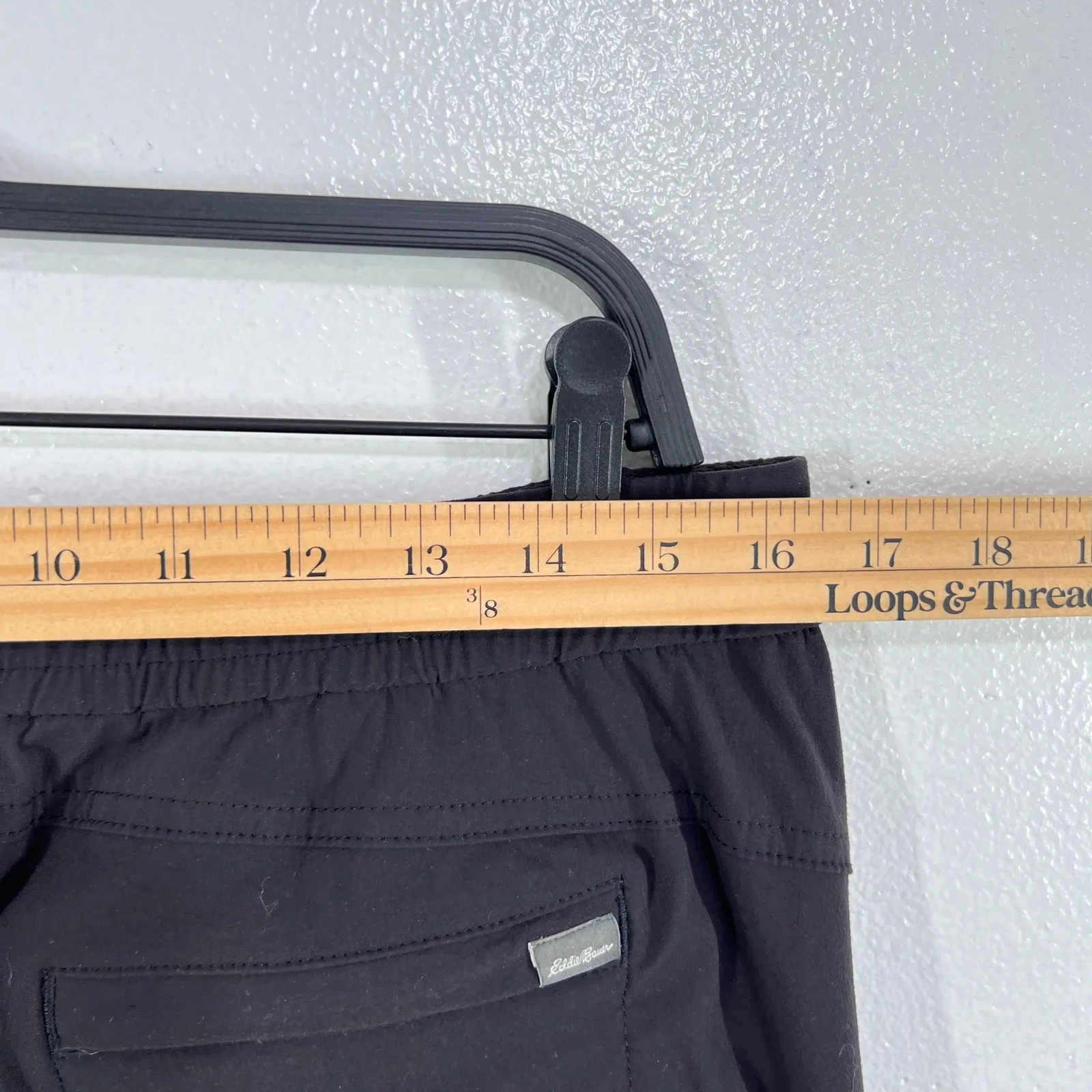 Eddie Bauer Travex Horizon Pants Women's 8 Black Lounge Active Drawstring Casual - Image 7