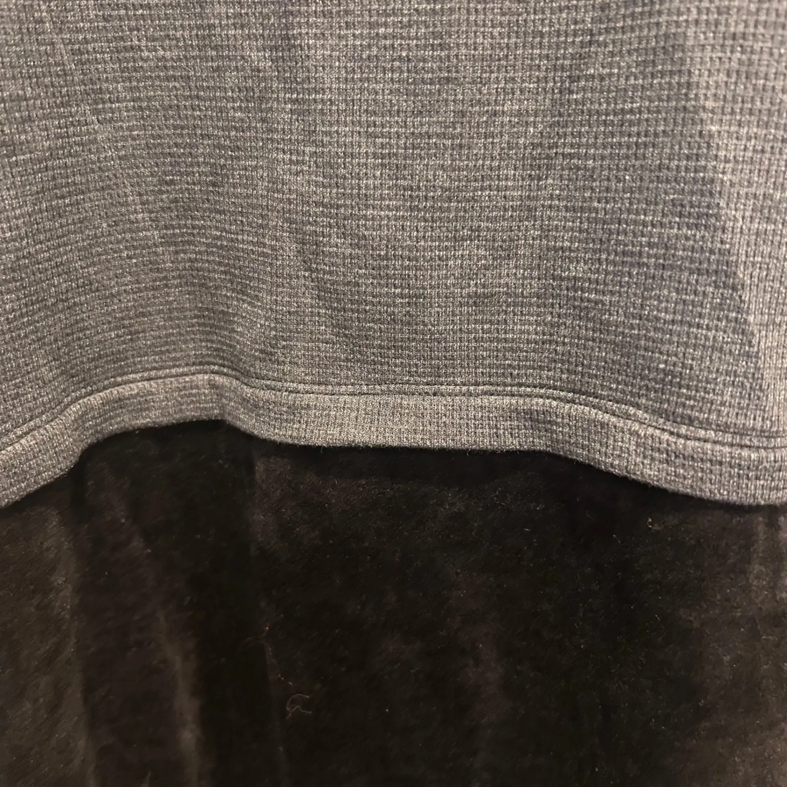 J. Jill 1X 60th Anniversary Ltd. Edition Grey Top Black Velour Dress Lagenlook Gray - Image 7