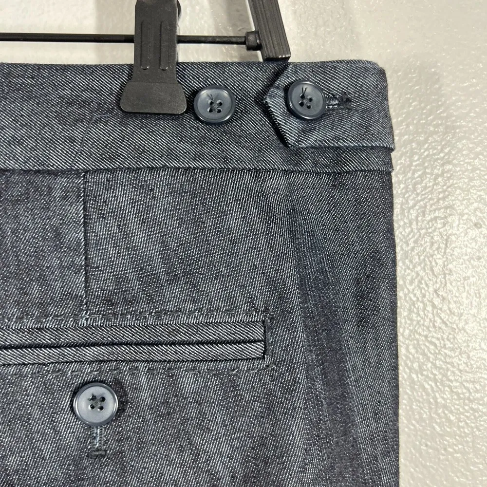 GAP Signature Skinny Ankle Gray Mid Rise Dress Pant Chino Womens 10 Gray Classic - Image 9