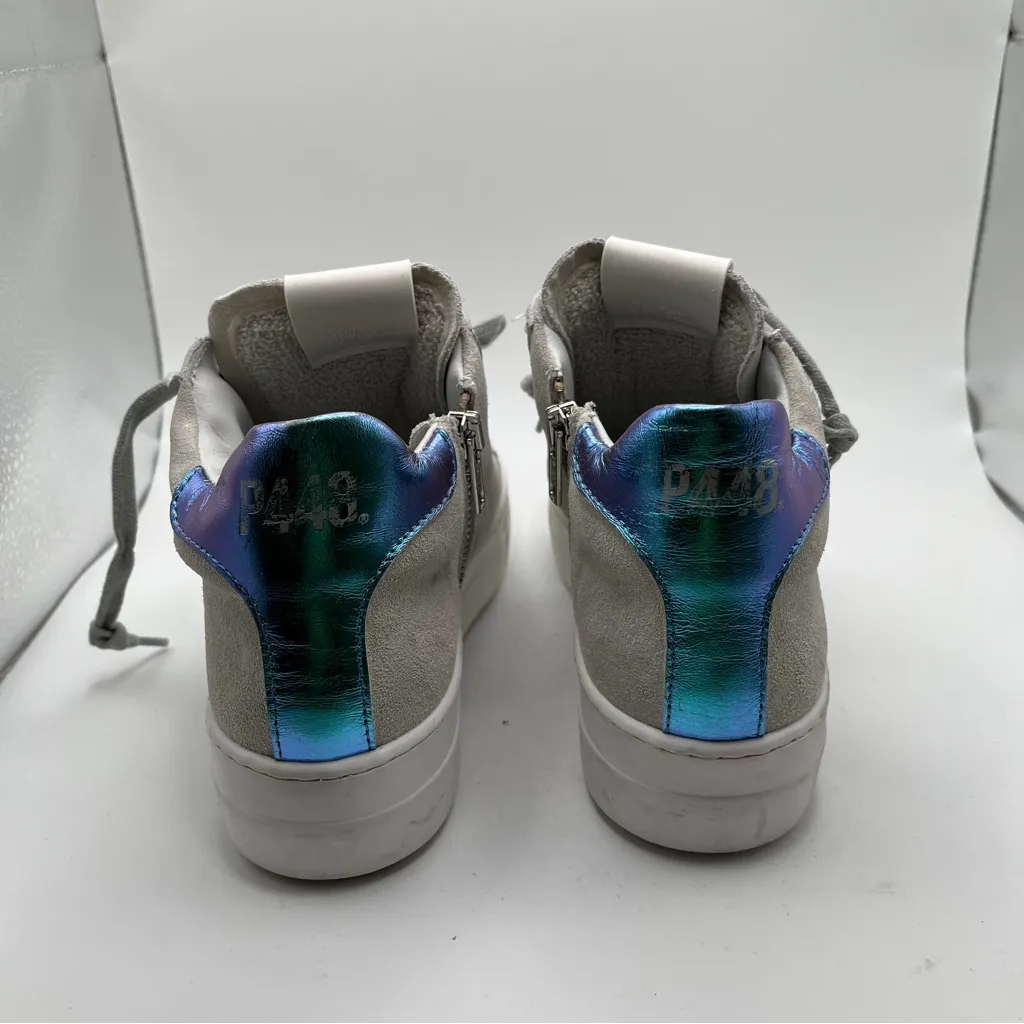 NWOB Womens P448 Thea Mid Glim EU 35 US 5.5 high top sneaker - Image 7