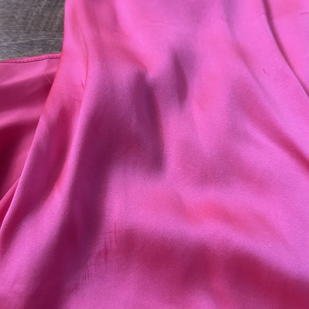 Amanda Uprichard Silk Pink Marrone Dress Size Medium - Image 3