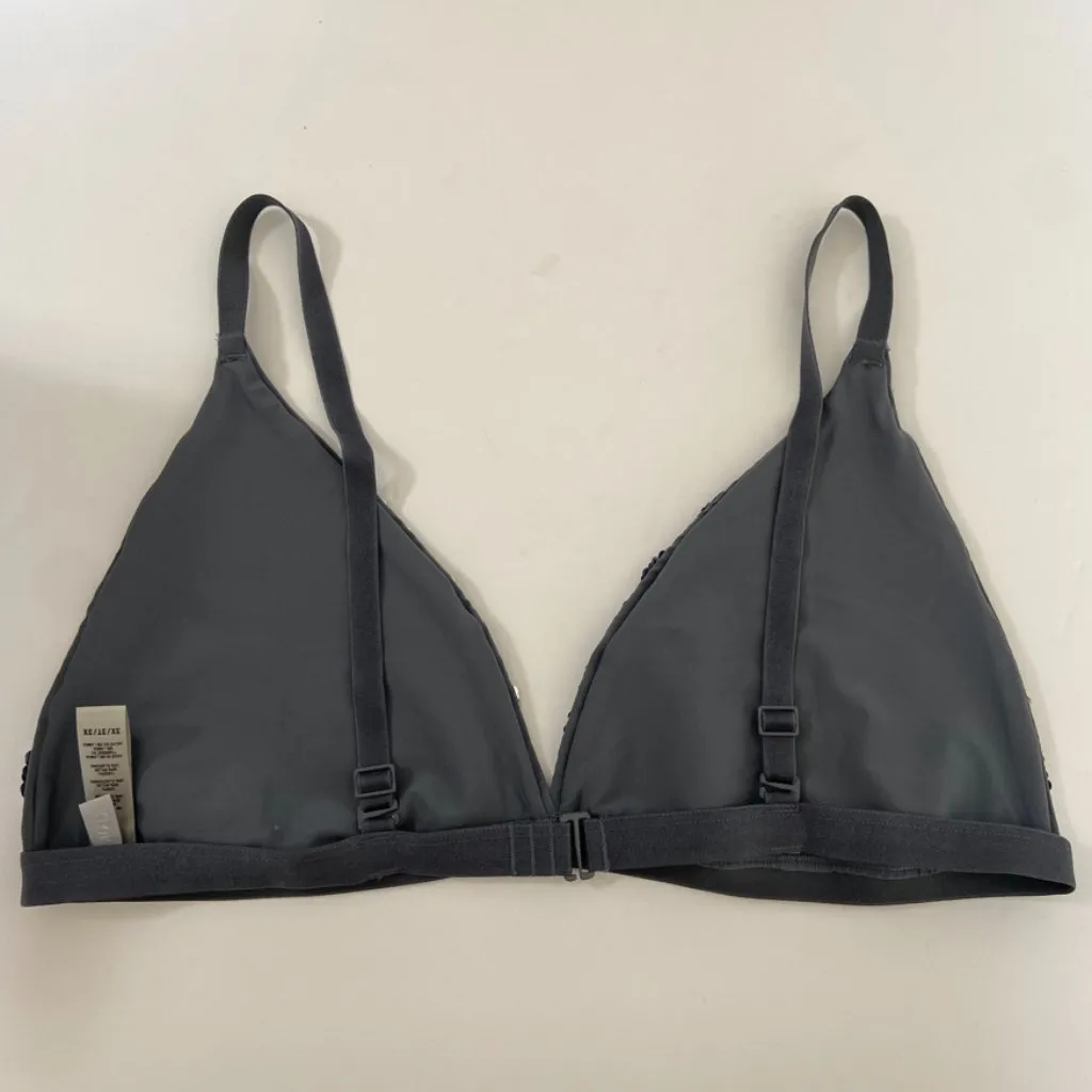 SKIMS NWOT  Silver Sequin Triangle Bralette - Image 5