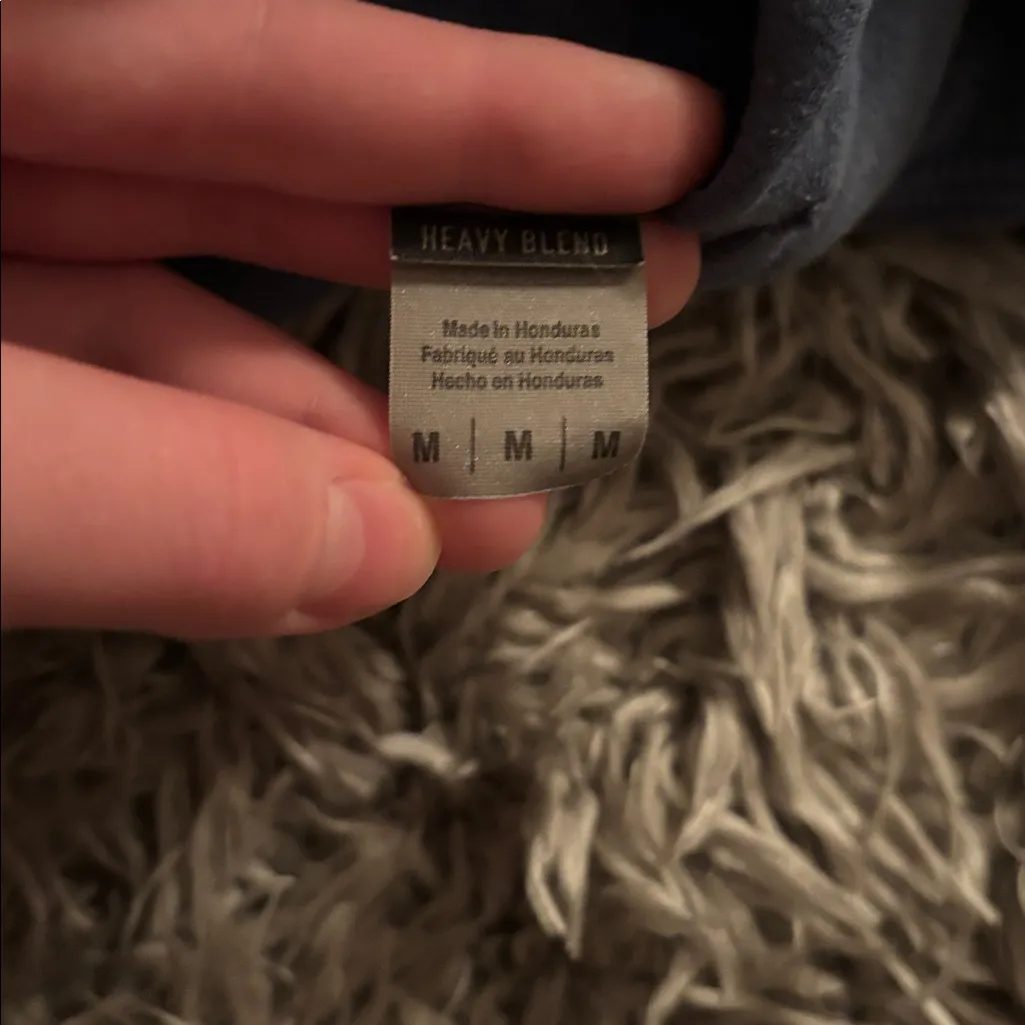 Fisherman’s Supply Blue Hoodie Size M - Image 5