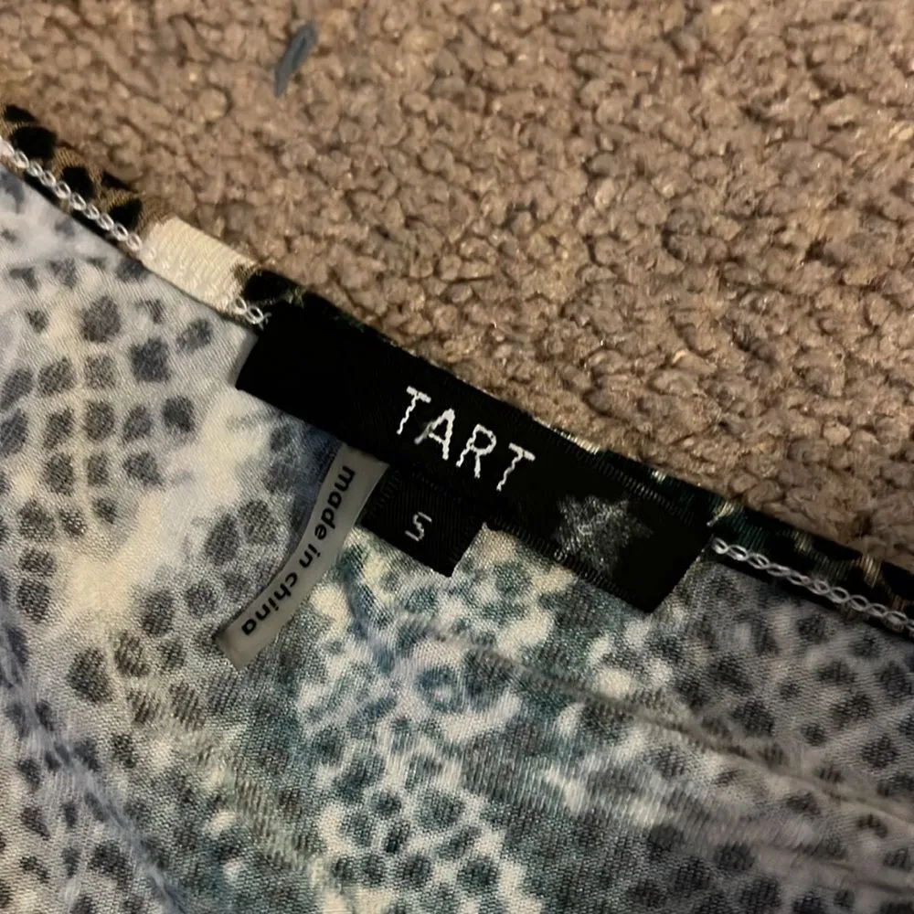 Tart  print midi dress small - Image 7