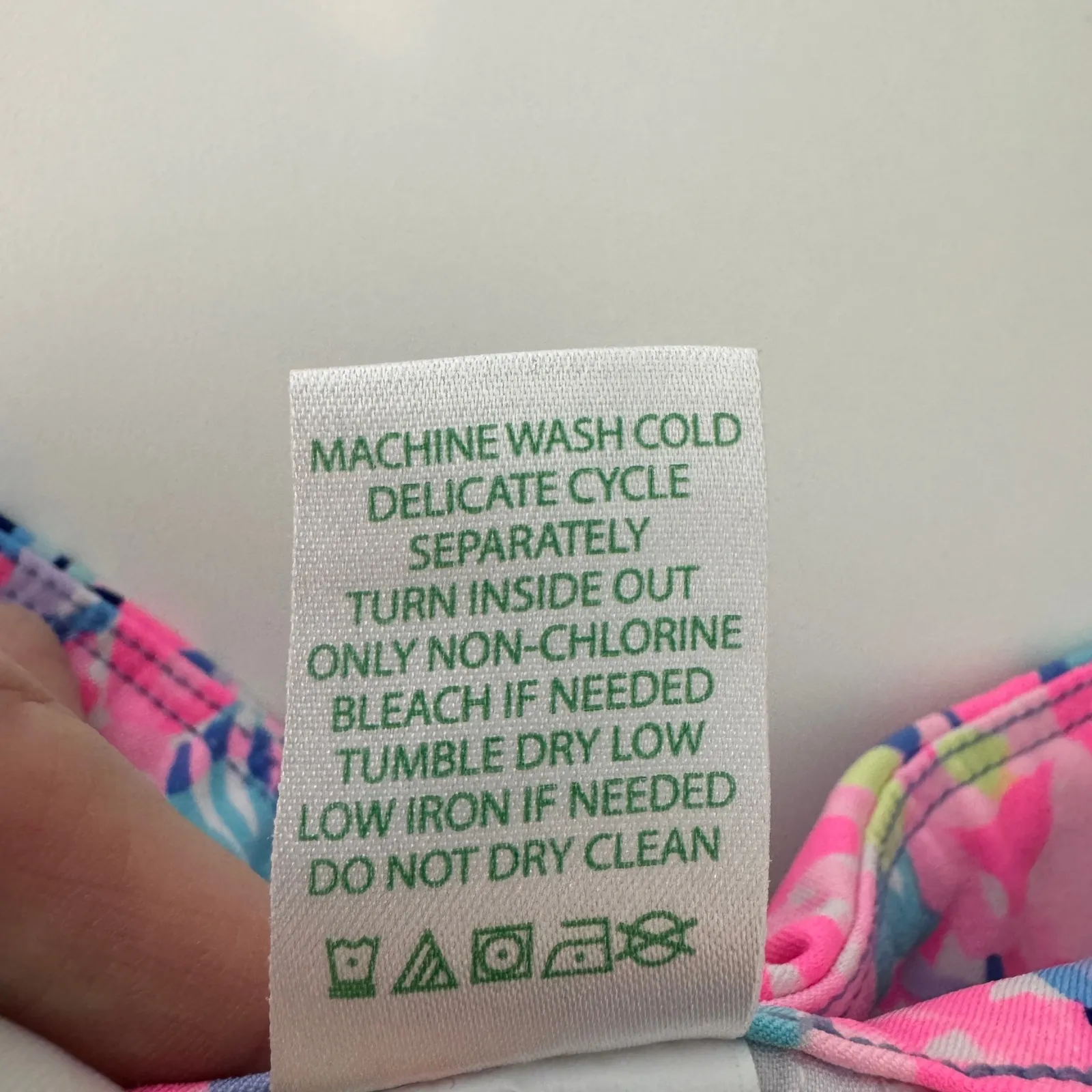 Lilly Pulitzer Luxletic Corso Pant Size 10 Pink Blue Floral Tropical Golf Resort - Image 10