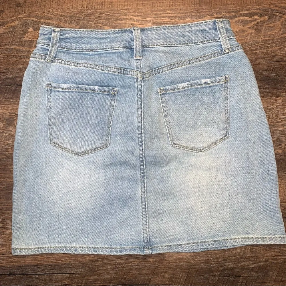 Arizona Jean Company Light Blue Denim Jean Skirt Size 5 - Image 2