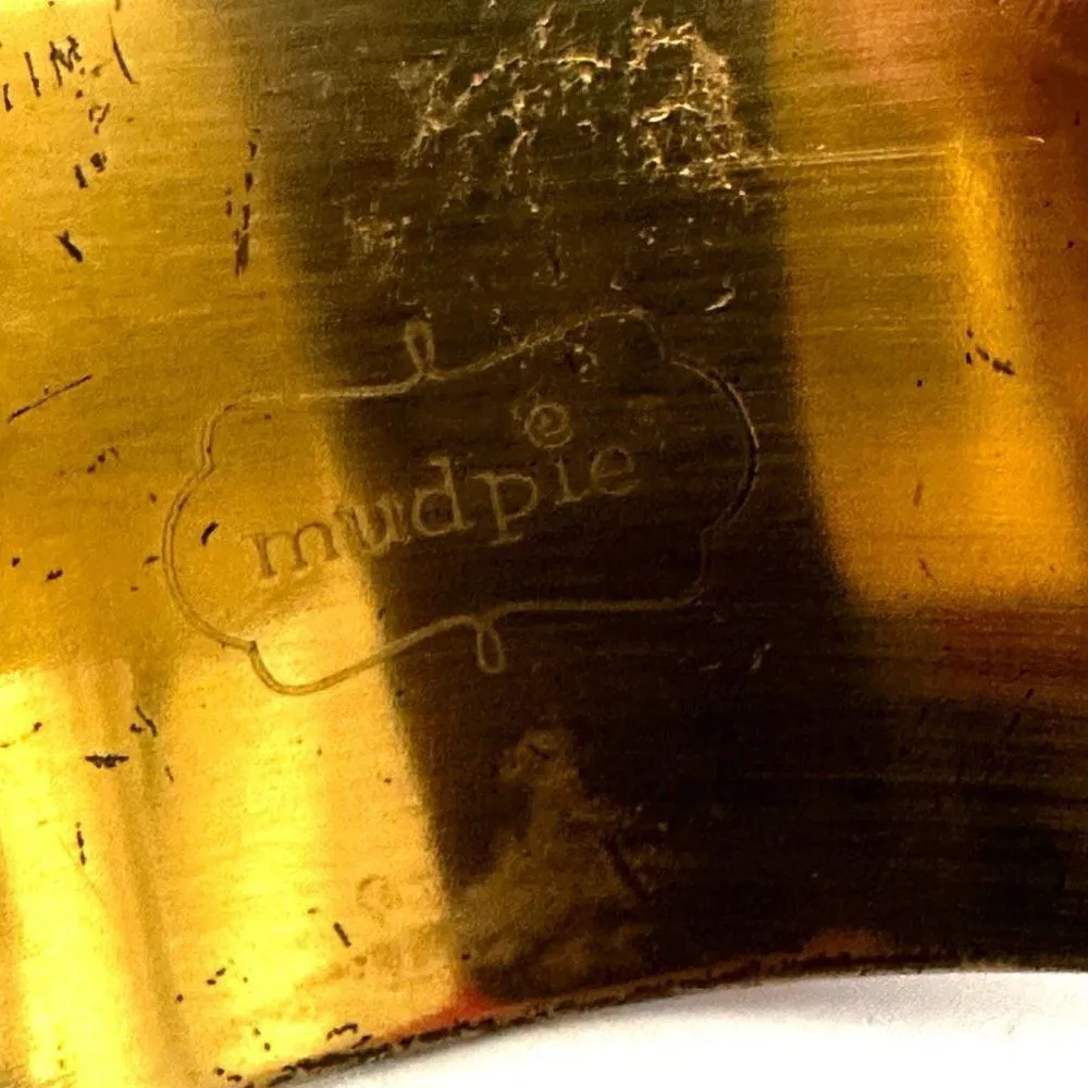 Mudpie geometric orange and blue cuff bracelet - Image 6