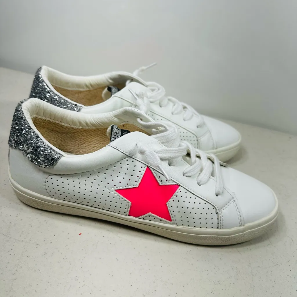 Vintage Havana Gadol Lace Up Women's Casual Sneaker Size 11 White Leather - Image 3