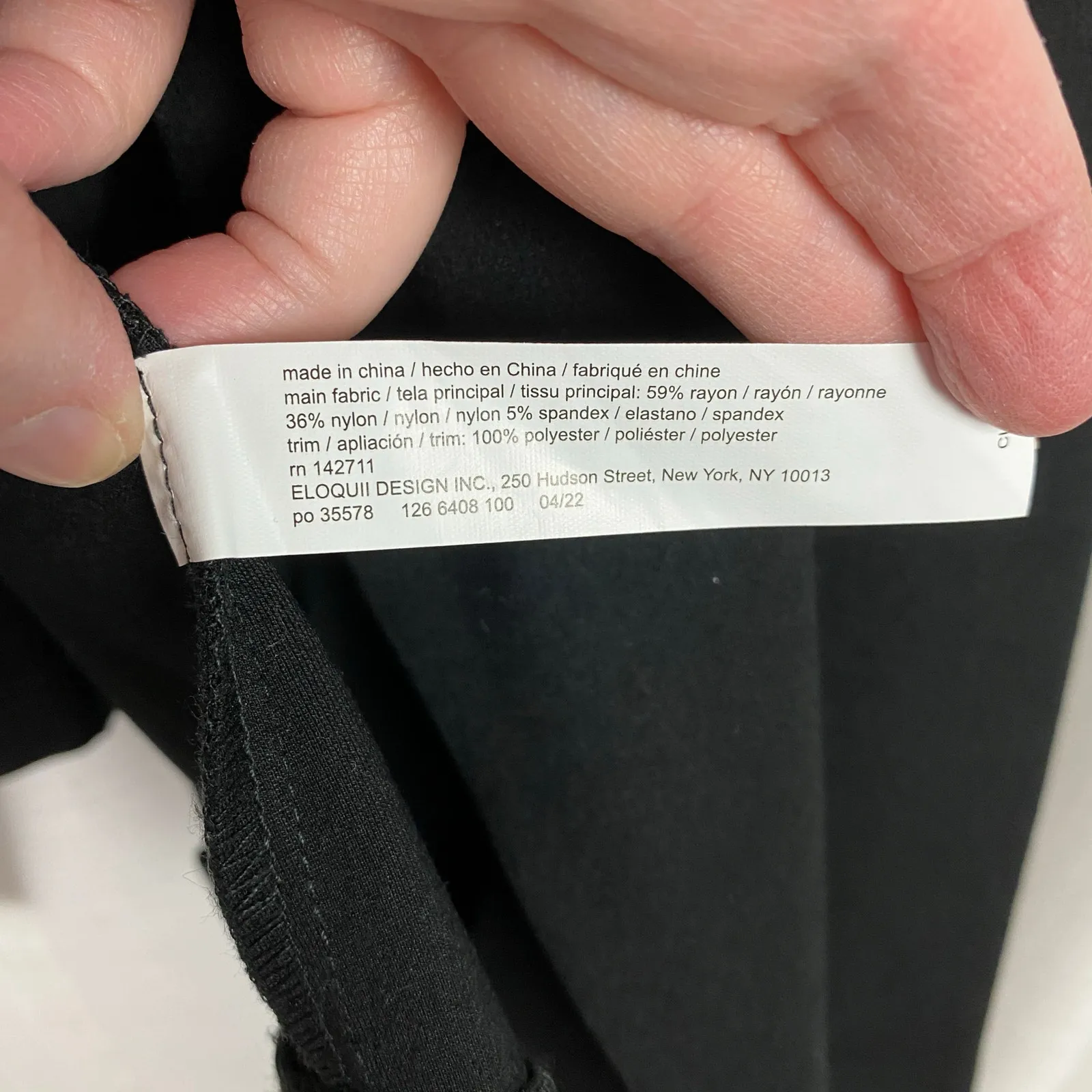 Eloquii Black Long Sleeve Ultimate Stretch One Button Blazer Sz.16W NWT - Image 10