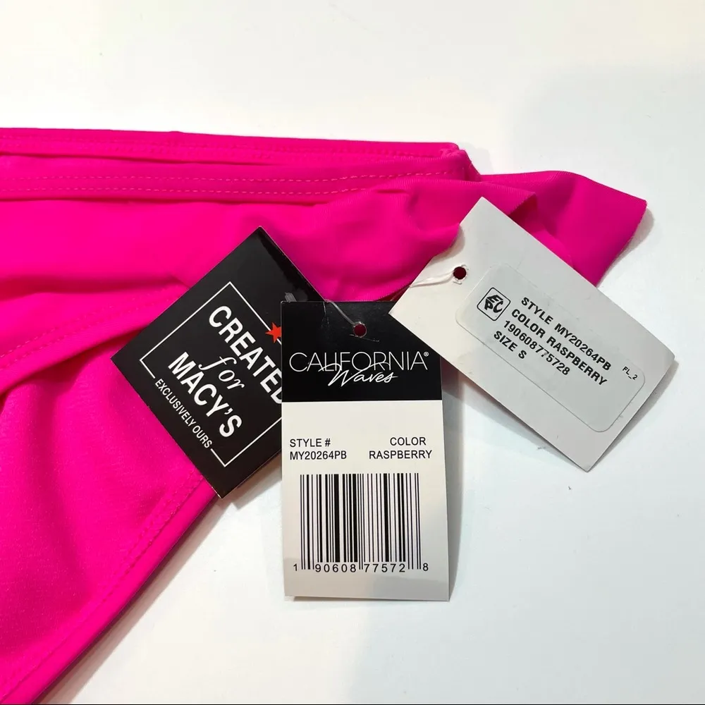 California Waves Ruffle Hipster Bikini Swim Bottom - Image 2