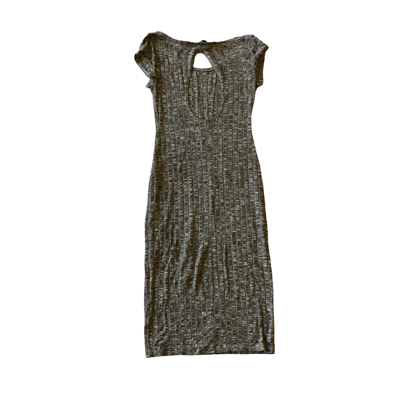 Vibe Sportswear Bodycon Dress Gray Size M - Image 7