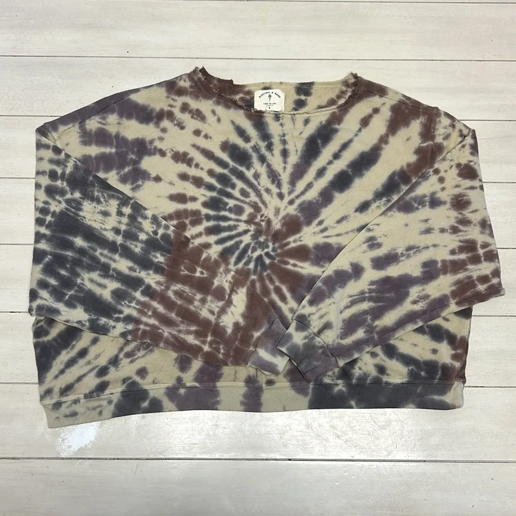 Electric & Rose Sweatsuit Set Tie Dye XS/S NWOT Purple - Image 7