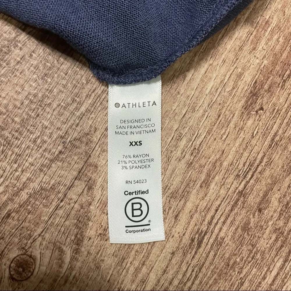 Athleta Harmony Wrap Cardigan Swept Away Blue Size XXS - Image 6