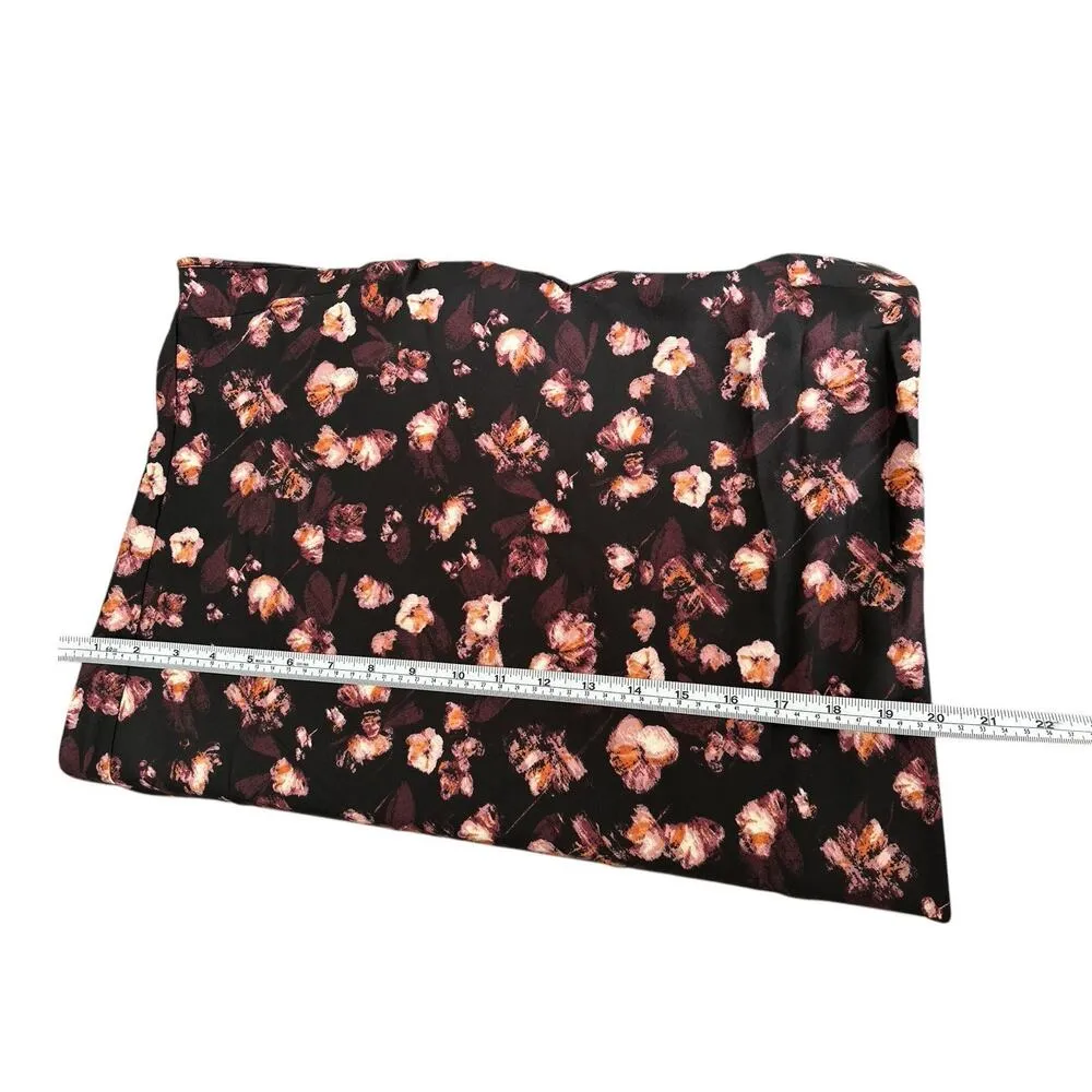 A.New Day Black Floral Slip Dress Size M - Image 6