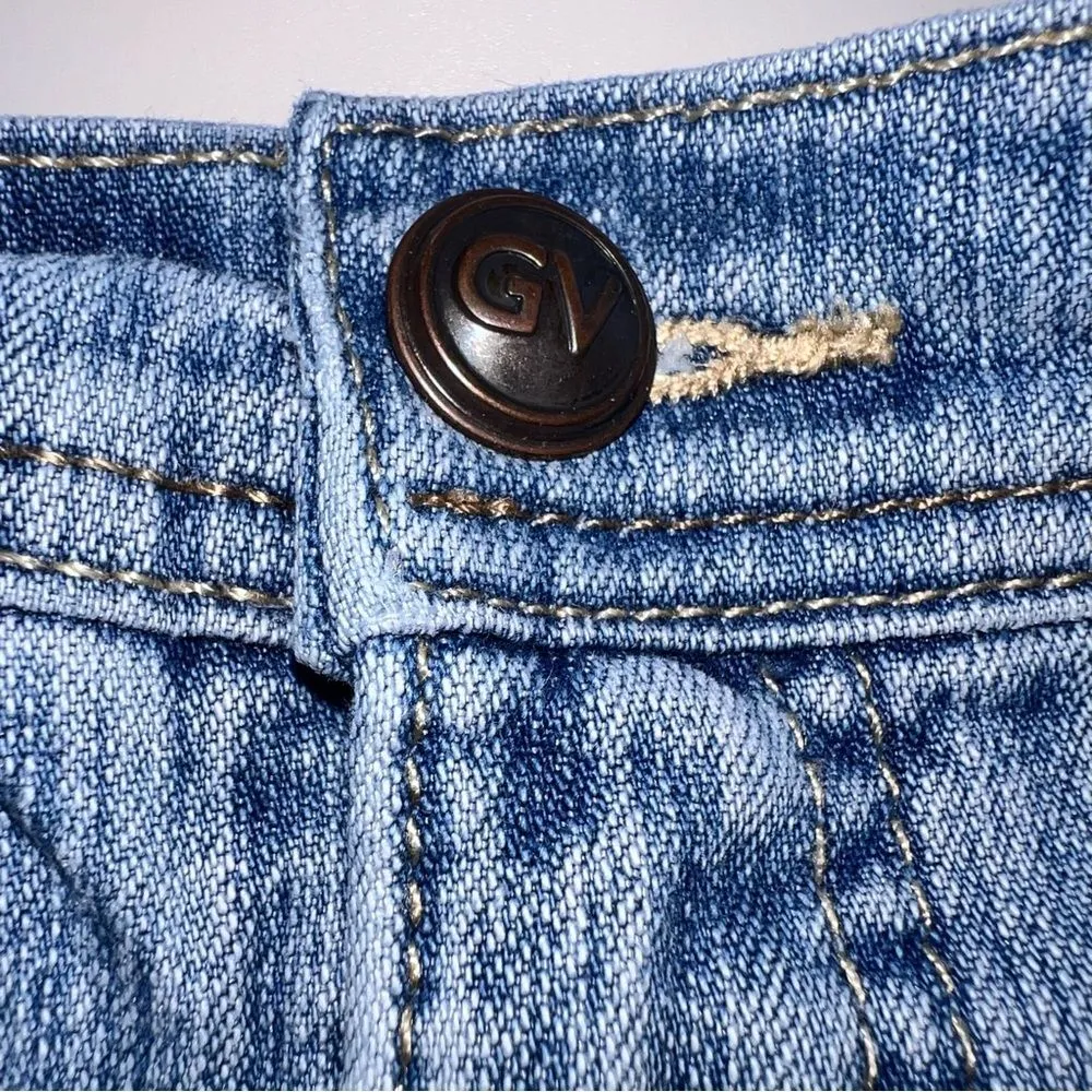 Gloria Vanderbilt Medium Wash Straight Leg High Rise Mom Denim Jeans-Size W34 - Image 9