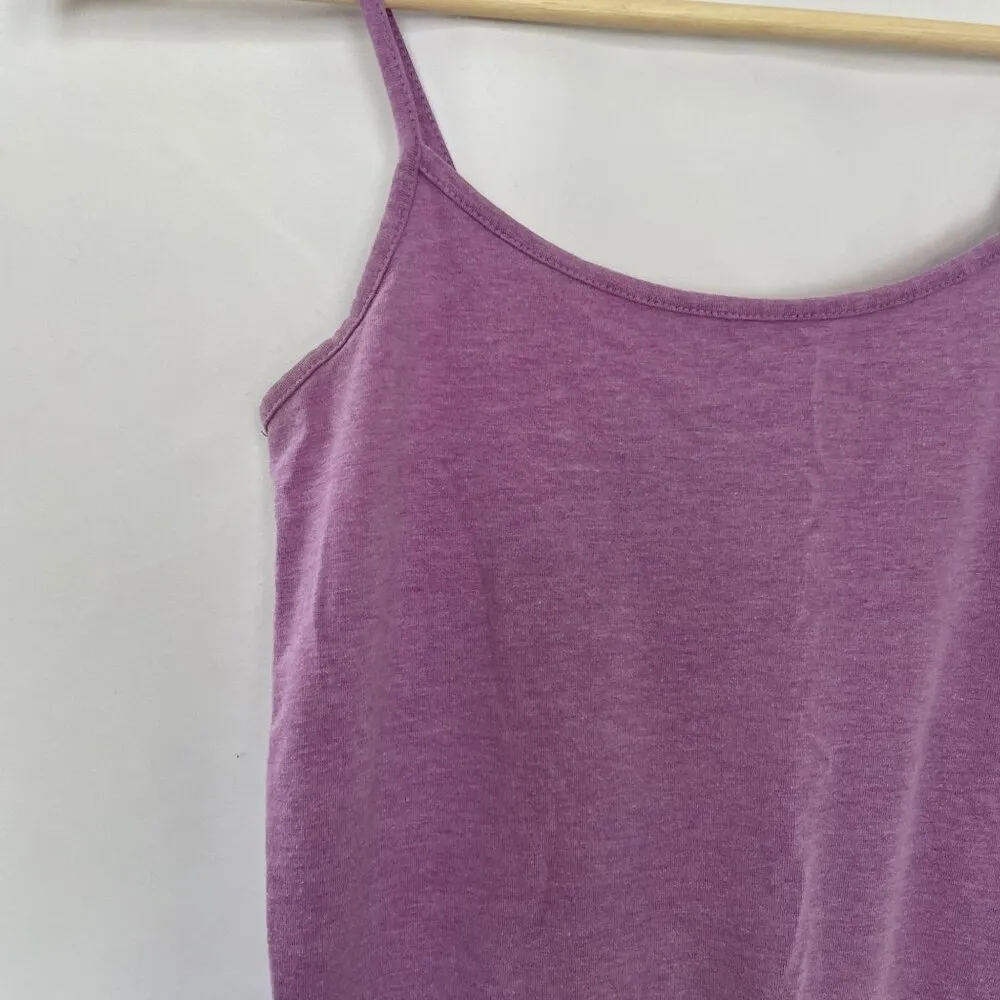 No Boundaries Womens Purple Tank Top S extra long casual comfortable shirt - Image 2