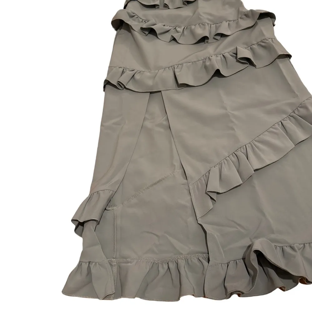 Show Me Your Mumu Greta Midi Dress dusty blue size XS - Image 3