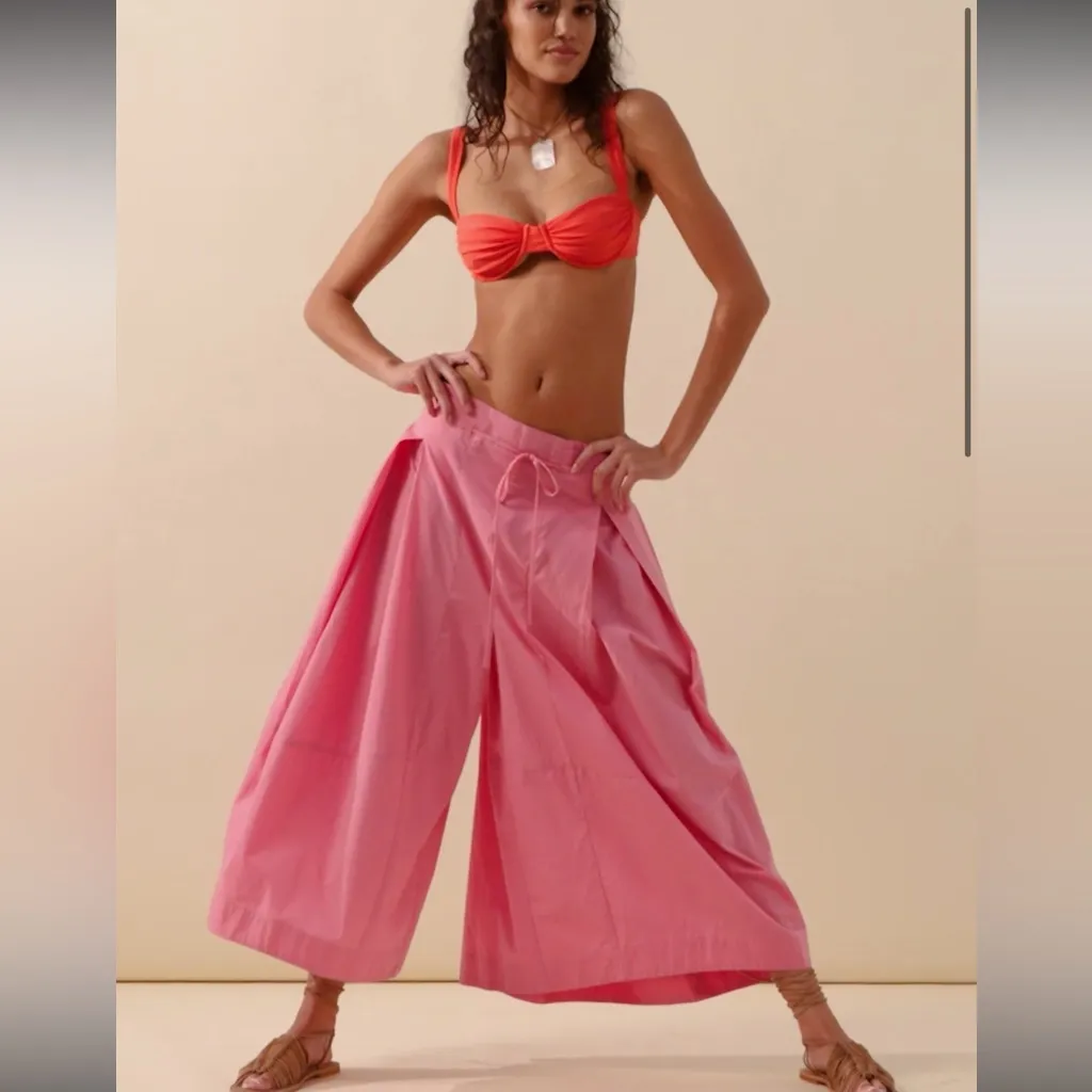 Free People Go To Town Culotte Pants Color: I Want Candy Size S-M - Image 7