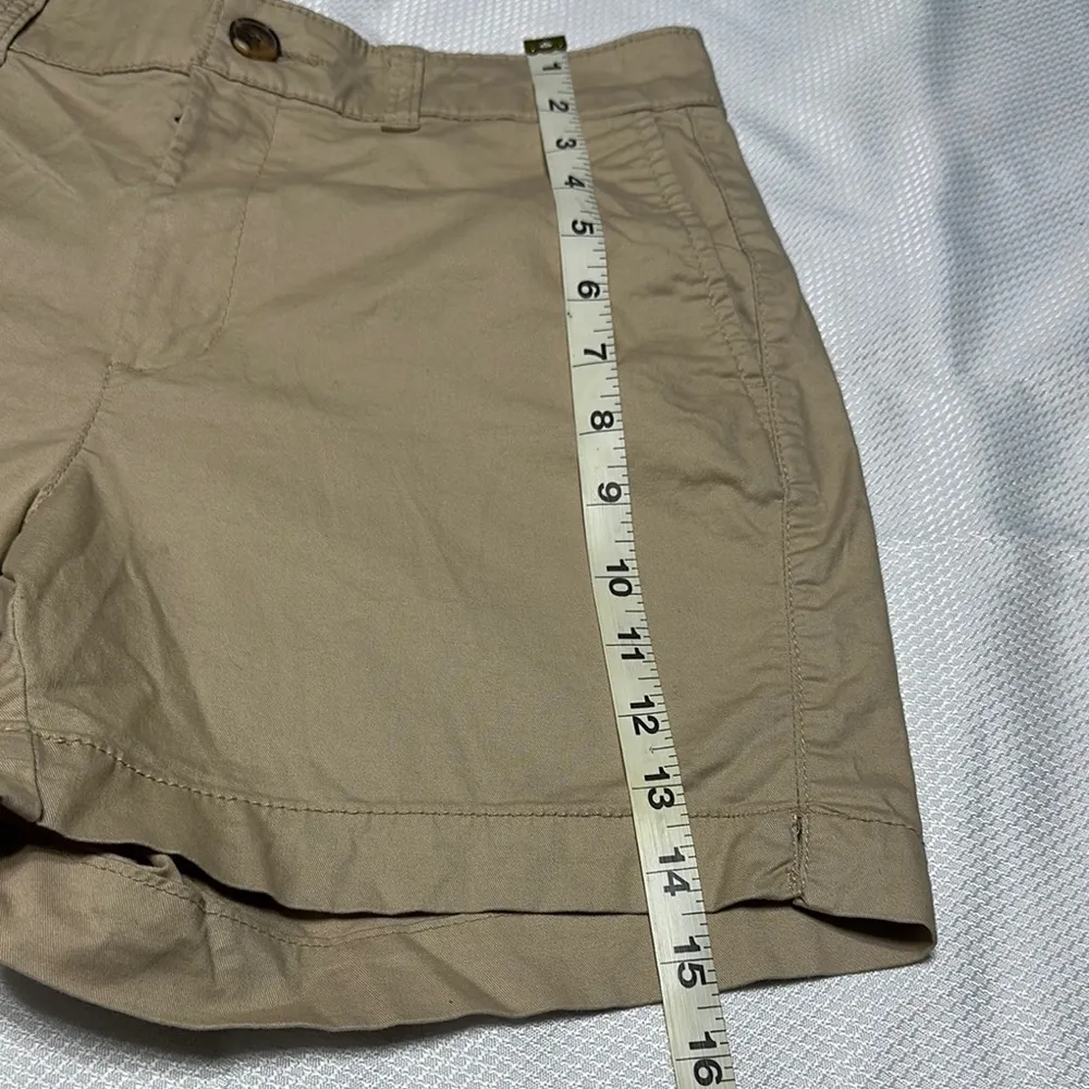 Old Navy Tan Bermuda Shorts with Flat Front Design - Image 6