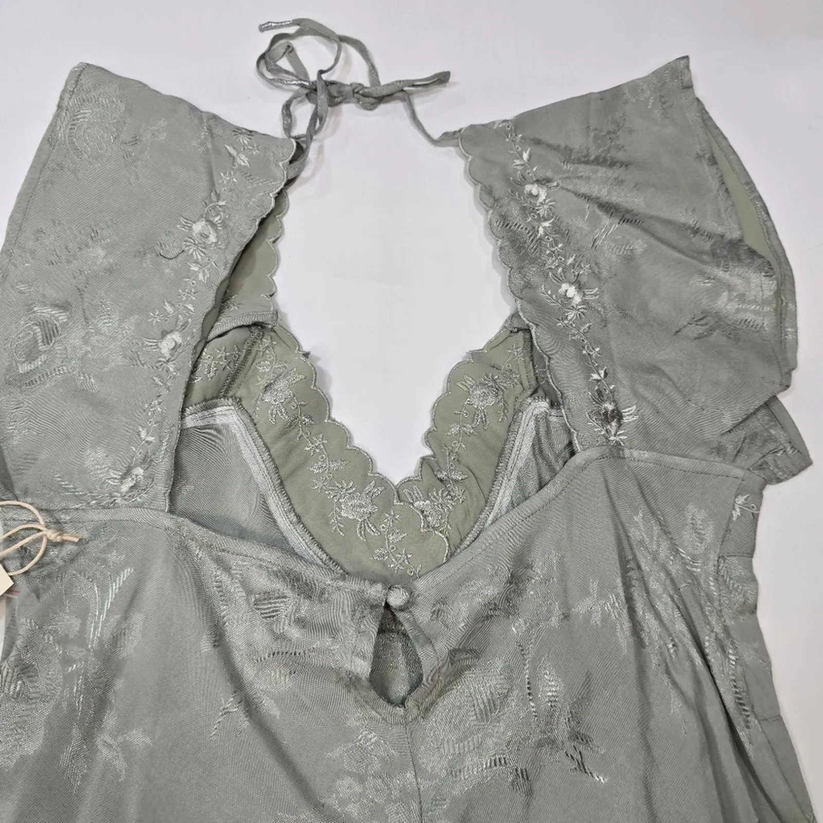 Tularosa Natalie Embroidered Top Blue Abyss Large - Image 10