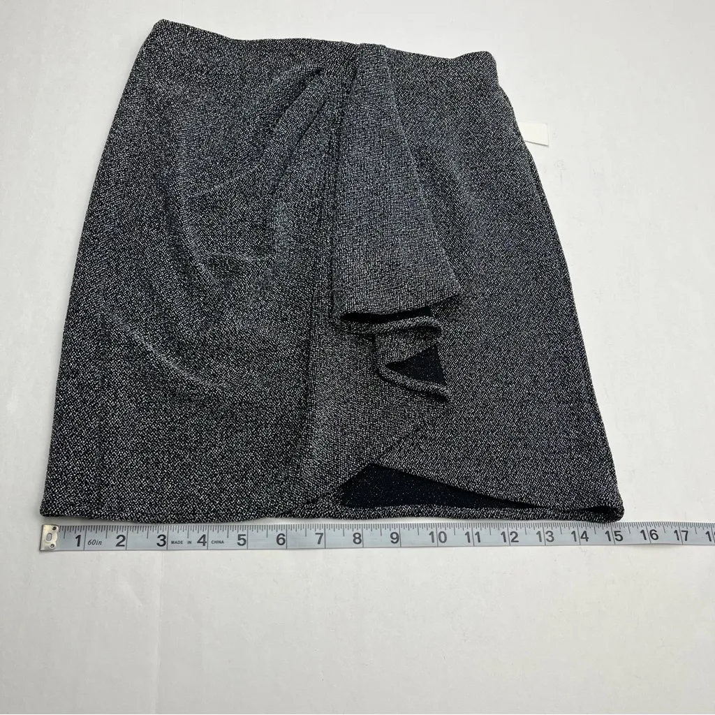 Isabel Marant Etoile Bergen Glittery Draped‎ Mini Skirt Womens Size 36 / 4 NWOT - Image 7