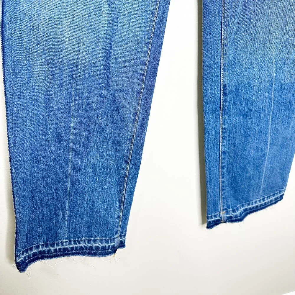 J Crew Point Sur Womens Jeans Nipped Straight Leg Stretch Rodeo Wash Size 29 Blue - Image 7