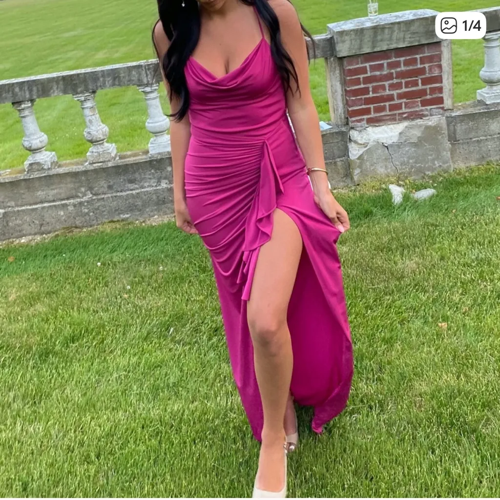 Revolve So Juicy Dress in Pink Peacock by Katie‎ May - Image 4