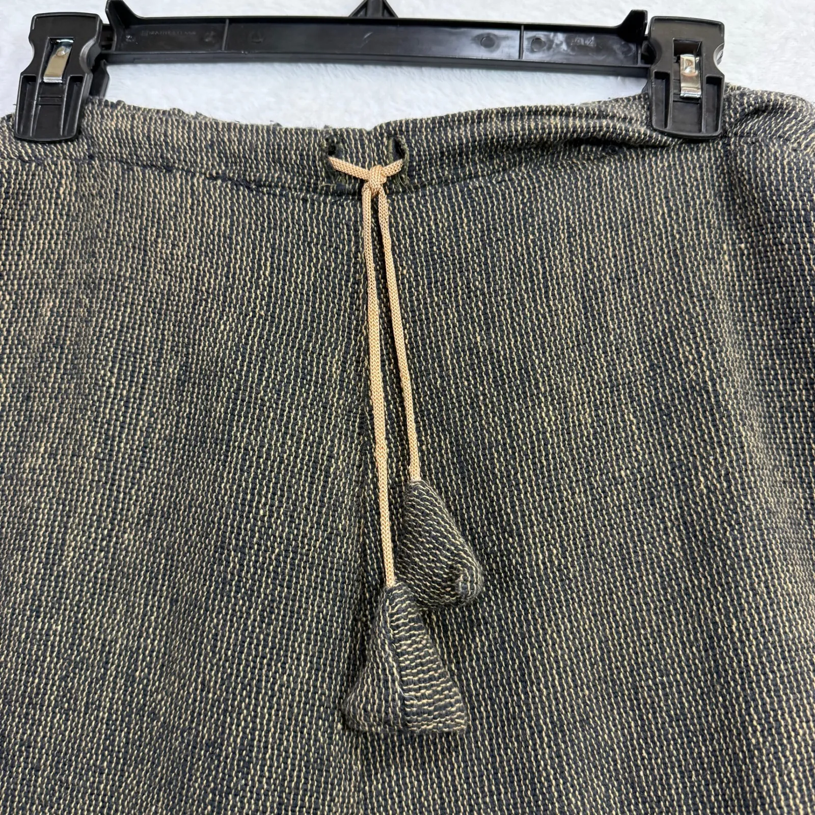 Handwoven Nepal M Brown Skirt Boho Cottagecore Mori Granola Prairie Folk Indie Size M - Image 2