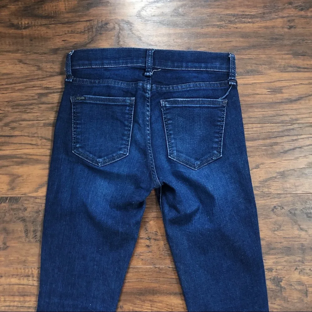 edyson • Sloan skinny jeans distressed dark wash mid rise cropped ankle Size 24 - Image 10