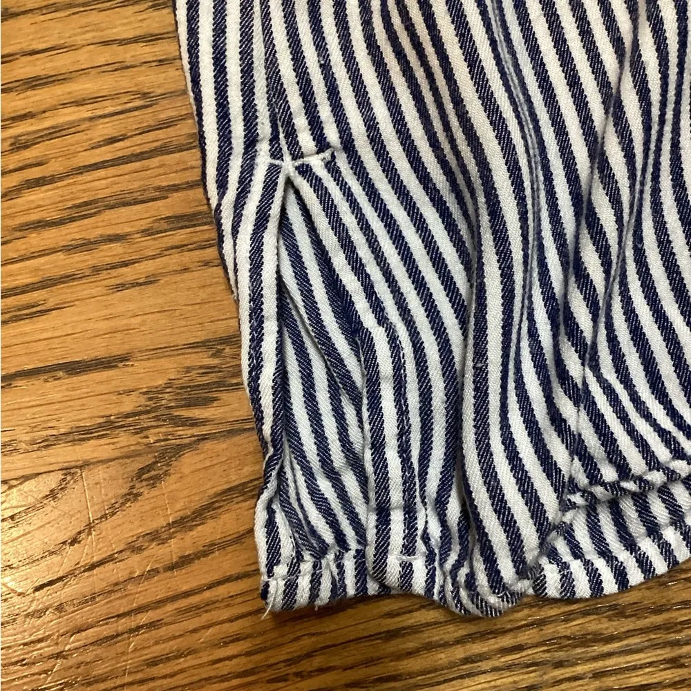 Old Navy Tunic. Blue/white stripe. Medium - Image 6