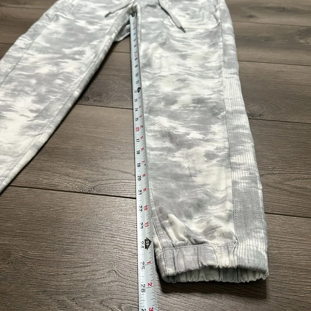 Athleta Farallon Printed Mid Rise Jogger Pants White Gray Size‎ 4 - Image 8