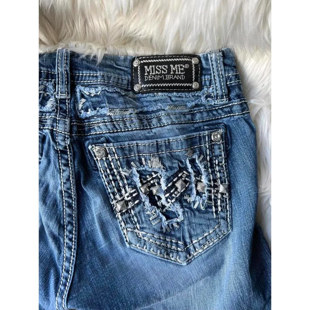 Miss Me Signature Rise Bootcut Jeans - Size 29 - Image 5