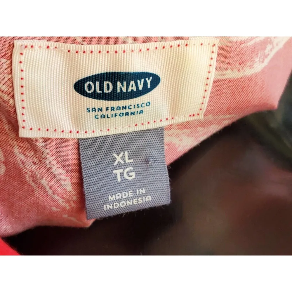 Old Navy Women's Red Floral 100% Rayon Sleeveless V-Neck Long Maxi Dress Size XL - Image 7