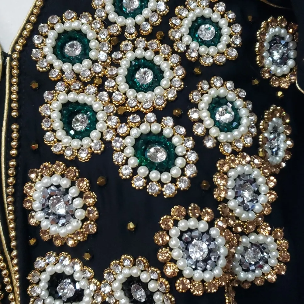 Luxurious Dubai Fashion Abaya Dress Gold Size undefined - Image 8