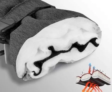 Ski Glove Winter Waterproof NWT(L) Gray - Image 2