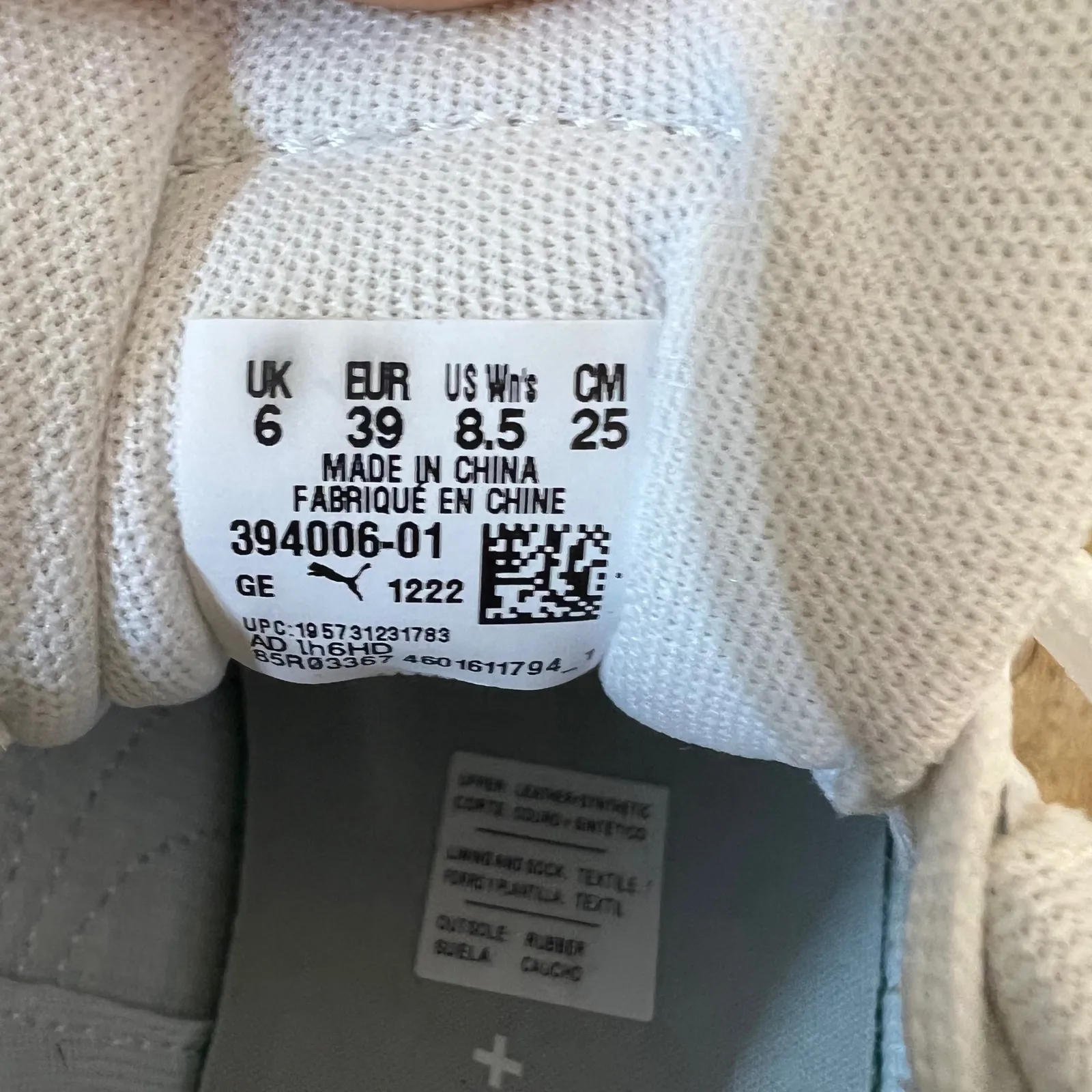 PUMA Carina 2.0 White Leather Platform Sneakers SoftFoam Comfort Women's 8.5 - Image 9