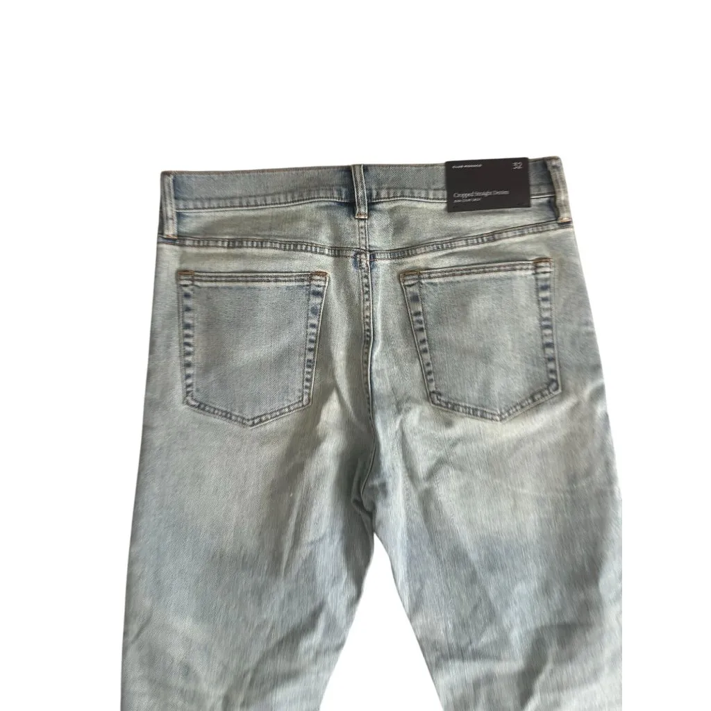 CLUB MONACO Women's Cropped Straight Jeans Size 32 NEW NWT - Image 6