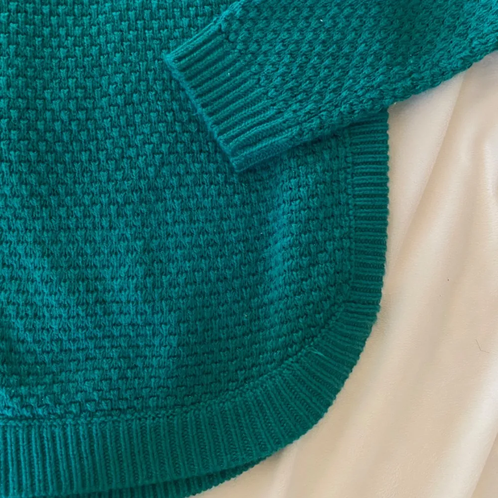 sparkle glitter green sweater Size L - Image 8