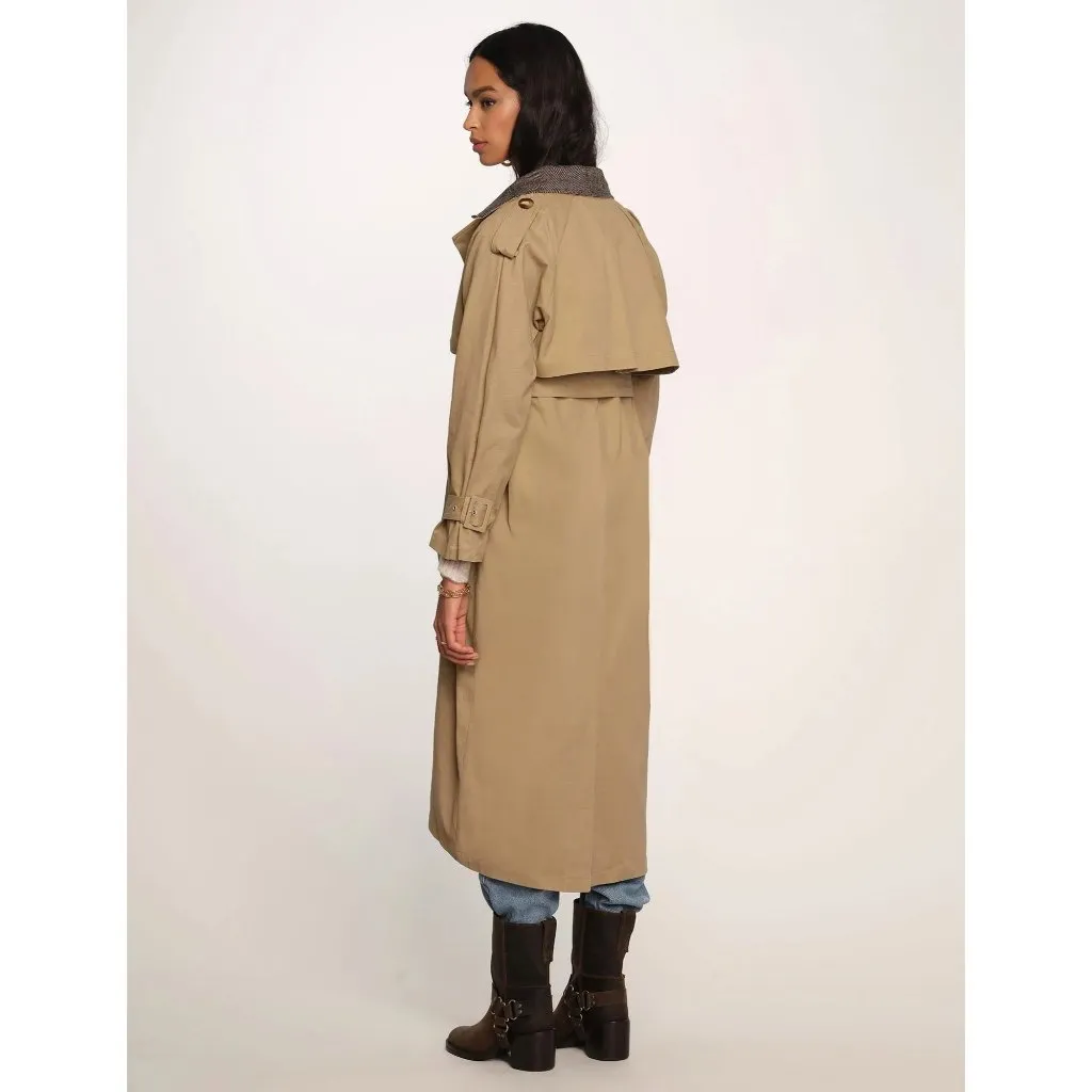 HEARTLOOM Daneela Trench Coat in Chino Small New Womens Jacket - Image 9