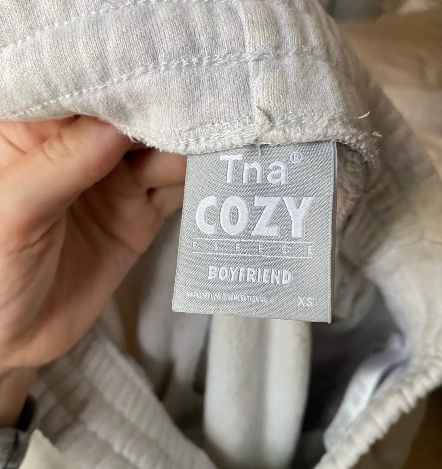 Aritzia Cozy Sweatfleece Boyfriend Sweatpants TNA Fleece - Image 5