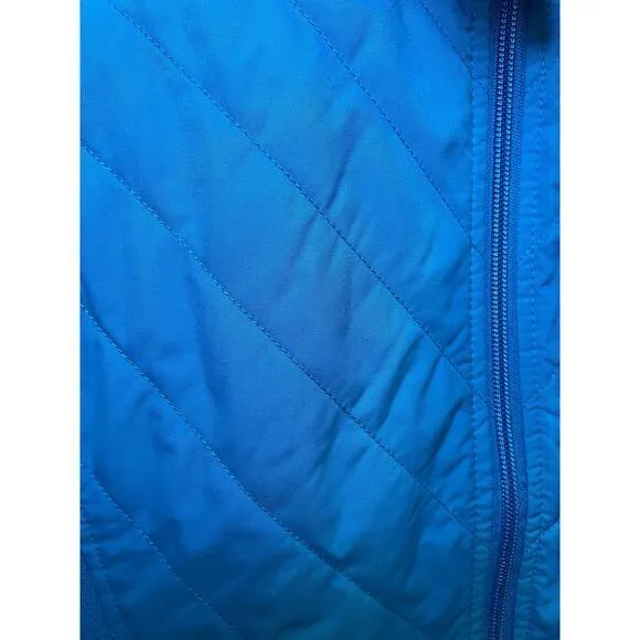 Columbia Bright Sky Blue‎ Women's Quilted Puffer Vest w/ Full Zipper & Collar XL - Image 5