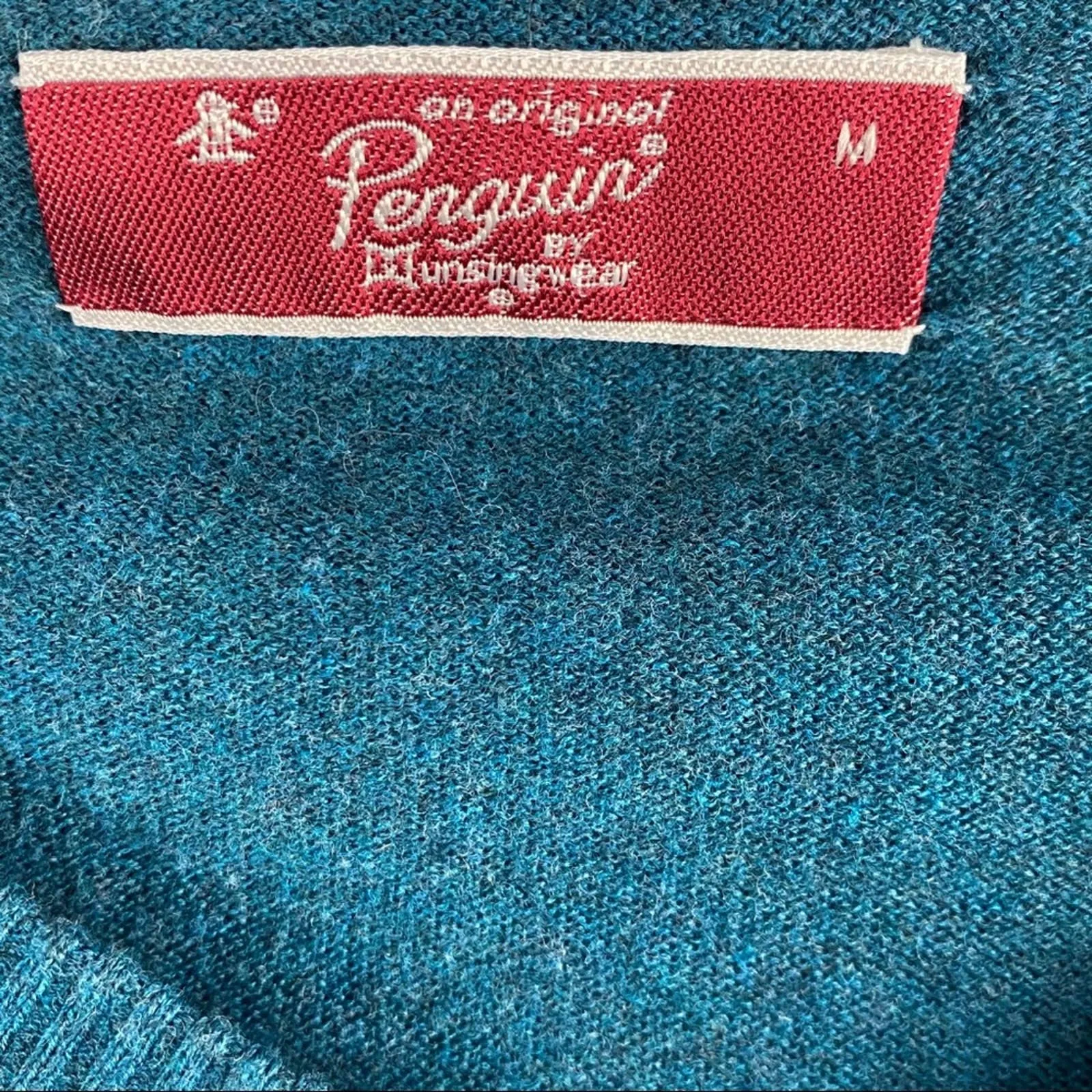 ORIGINAL PENGUIN by Munsingwear V-Neck Long Sleeves Sweater, Size Medium - Image 3