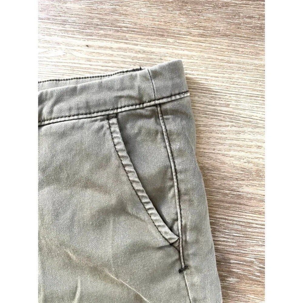 Caslon olive green cotton stretch cropped pants - Image 6