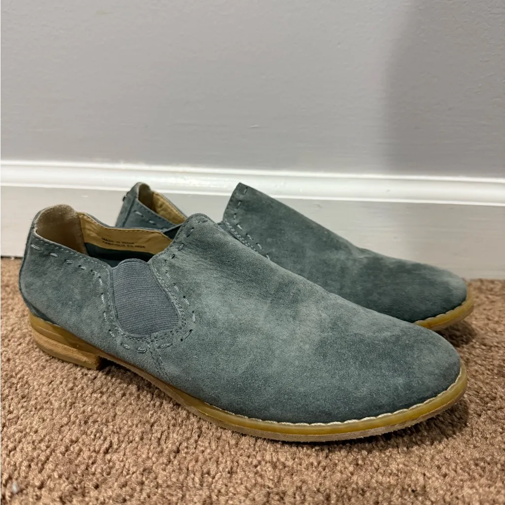 Hush Puppies‎ Analise Clever Vintage Indigo Blue Suede Slip - Image 2