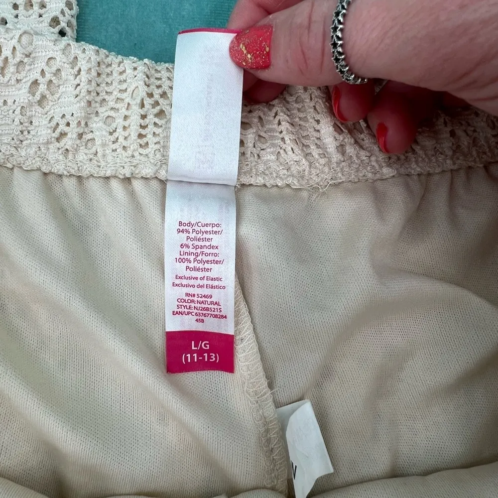 Ivory Lace Pants M 7-9 - Image 3