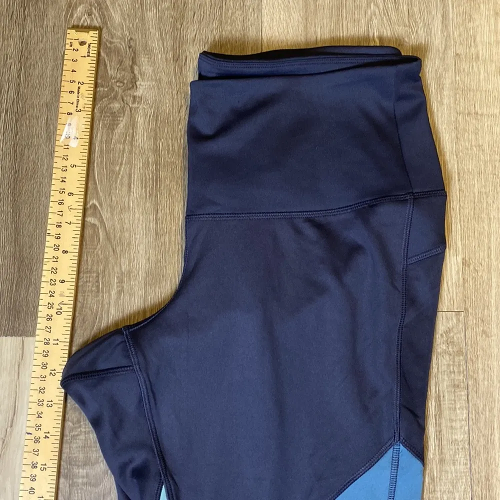 ADIDAS Primegreen womens Aeroready blue block athletic leggings size 1X - Image 7
