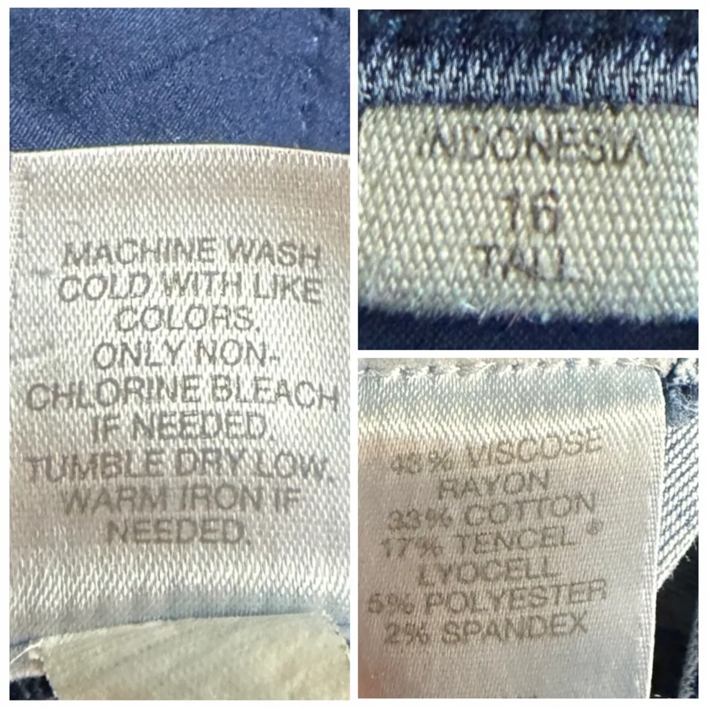 J.Jill Jeans 5 Pocket Legging Medium Wash Mid Rise Women’s Size 16 Tall Blue - Image 5